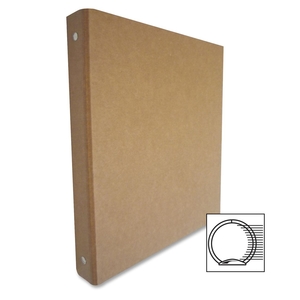 Aurora Products and General Box Co 10252 3-Ring Binder, Recycled, 1", Brown/Kraft by Aurora