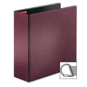 Tops Products 18056CB Locking D-Ring Binder, 4" Cap, 11"x8-1/2", Maroon by Cardinal