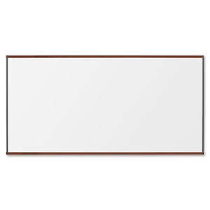 Lorell Furniture 60633 HPL Dry-erase Board, 8'x4', Mahogany by Lorell