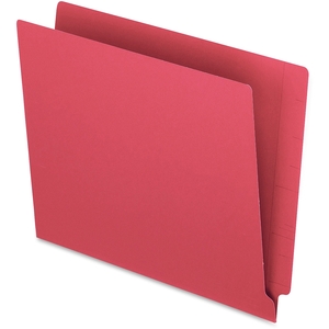 Tops Products H110DR End Tab File Folder,3/4" Exp.,11 pt.,Letter,100/BX,Red by Pendaflex