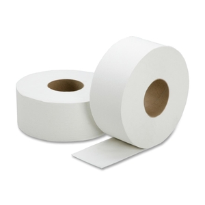 National Industries For the Blind 8540015909073 Toilet Tissue, Jumbo Roll, 2-Ply, 3.7"x1000',12RL/BX, White by SKILCRAFT