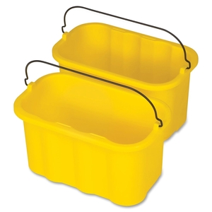 Newell Rubbermaid, Inc 9T8200YW Sanitizing Caddy, 10 Quart, 14"x7-1/2"x8", Yellow by Rubbermaid