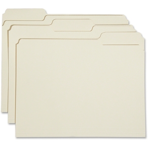 National Industries For the Blind 7530015830556 File Folders,2-Ply Top Tabs,1/3-Cut,3/4" Exp,Ltr,100/BX,MLA by SKILCRAFT