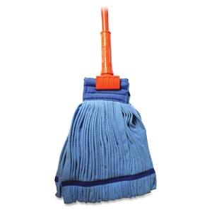 Genuine Joe 47537 Complete Wet Mop, Microfiber, w/ 60" Gripper Handle by Genuine Joe