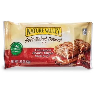 Oatmeal Squares, Cinnamon Brown Sugar, Nature Valley, 15/Bx by NATURE VALLEY
