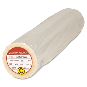 Business Source 20850 Laminating Roll, 1.5mil, 1" Core, 18"x500', 2/CT, Clear by Business Source