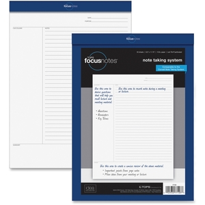 Tops Products 77103 Legal Pad, Legal Rule, 8-1/2"x11-3/4", 50 Sheets/Pad, White by TOPS