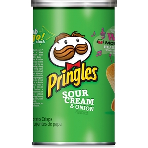 Pringles Potato Crisps, 2.5oz., 12/CT, Sour Cream/Onion by Pringles