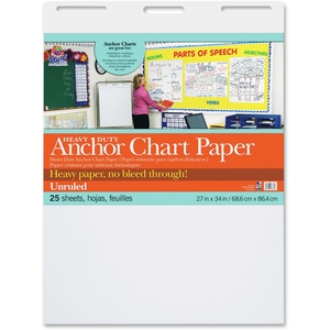 PACON CORPORATION 3370 Chart Anchr,Unruled27X34 by Pacon