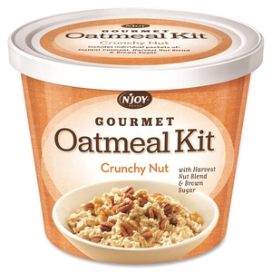Oatmeal Cup, Individually Wrapped, Crunchy Nut, 8/CT by Njoy