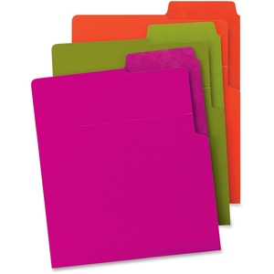 Elite Image 75406 Vertical File Folder, Ltr, ASMT2, 6/PK, AST Bright Tones by Smead