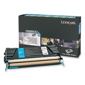Lexmark International, Inc C5220CS Toner Cartridge, F/C5220, 3000 Page Yield, Cyan by Lexmark