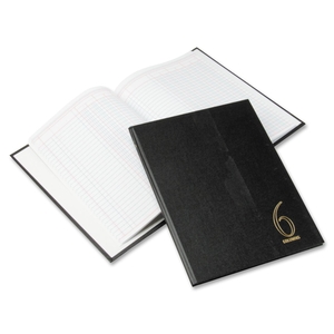 ACCO Brands Corporation W74102 2 Column Book, 80 pages, 9-1/4"x7", Black by Wilson Jones