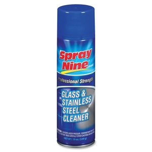 ITW Professional Brands 23319 Glass/Stainless Steel Cleaner, Professional Strength, 19oz. by Spray Nine