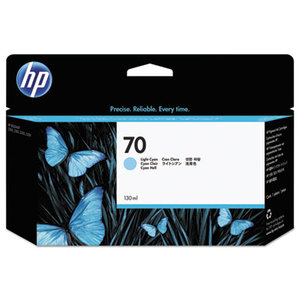 Hewlett-Packard C9390A C9390A (HP 70) Ink Cartridge, Light Cyan by HEWLETT PACKARD COMPANY