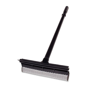 Plastic Squeegee, Scrubber, 24" Handle, Black by Unger