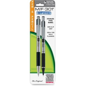 ZEBRA PEN CORPORATION 57011 Ballpoint Pen/Mechanical Pencil,0.7mm Pen/.5mm Pencil,BK Ink by Zebra Pen