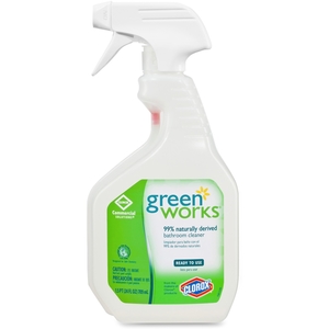 The Clorox Company 00452 Natural Bathroom Cleaner, Spray Bottle, 24 oz. by Green Works