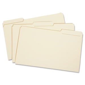 National Industries For the Blind 7530-00-282-2508 File Folders,3/4" Expansion,1/3-Cut,Legal,100/BX, Manila by SKILCRAFT