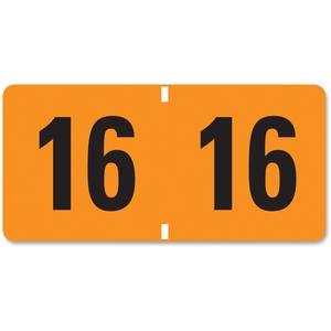 SMEAD MANUFACTURING COMPANY 68316 Smead Etyj Color-Coded Year Labels 68316, 2016, Label Roll, Orange by Smead