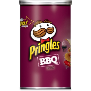 Pringles Potato Crisps, Grab/Go, 2.5oz., BBQ by Pringles