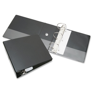 National Industries For the Blind 7510013925283 D-Ring Binder, Slant, Letter, 5" Capacity, Black by SKILCRAFT