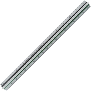 Staedtler Mars GmbH & Co. 987M1834BK Scale,Engin,Triang,Metal by Staedtler