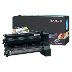 Lexmark International, Inc C782X1YG Toner Cartridge F/C782X1, 15000 Page Yield, Yellow by Lexmark