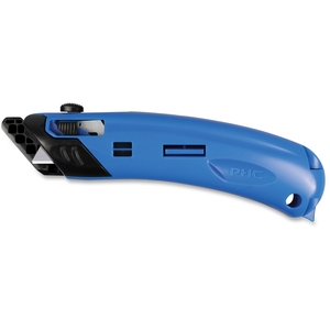 Pacific Handy Cutter, Inc EZ4 Ambidextrous Safety Cutter, Blue/Black by Safety First System