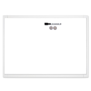 ACCO Brands Corporation MHOW1117 Magnetic Whiteboard, 11"x17", Assorted Plastic Frame by Quartet