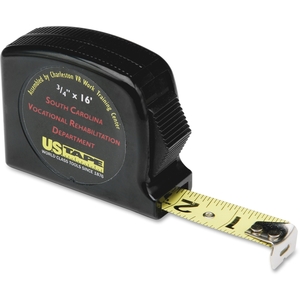 National Industries For the Blind 5210-00-150-2920 Tape Measure, w/Blade Lock, 3/4"x16', Plastic Case, BK by SKILCRAFT