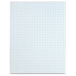 Tops Products 3314 Quadrille Pads, 4x4Sq/In.,15 lb., 8-1/2"x11",12/PK, 50Sht,WE by TOPS