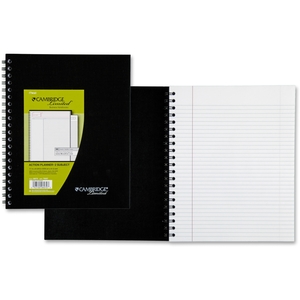 ACCO Brands Corporation 06070 Business Notebook, Action Planner, 96 Page, 8-1/2"x11",Black by Mead