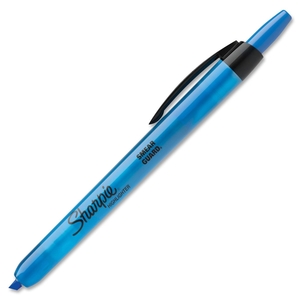 Sanford, L.P. 28010 Highlighter, Retractable, Chisel Point, Blue by Sharpie