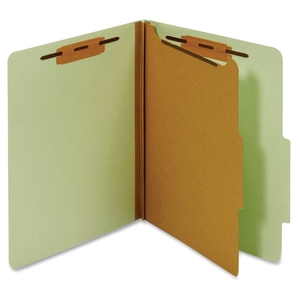 Tops Products PU41 GRE Classification Folder, 1 Partition, Letter, Green by Globe-Weis