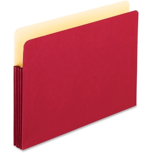 Tops Products 1524ER-OX Expanding File Pocket, 3-1/2" Expansion, Letter, Red by Pendaflex