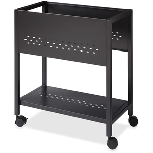 Lorell Furniture 25965 File Cart, 13-1/4"x 24"x27", Black by Lorell