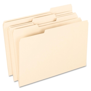 SMEAD MANUFACTURING COMPANY 76520 File Folders, 1/3 Cut Assorted Tab, Legal, 100/BX, Manila by Pendaflex