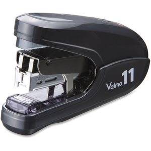 MAX Co. LTD HD11FLKBK Compact Stapler, Flat Clinch, 35Sht Cap, 5/BX, Black by MAX