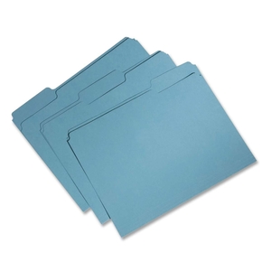 National Industries For the Blind 7530-01-566-4131 File Folders,1/3 Top Tab,11 Pt.,3/4" Exp.,Ltr.,100/BX,BE by SKILCRAFT