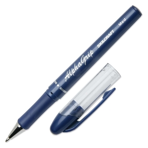 National Industries For the Blind 7520-01-424-4872 Ballpoint Pen, Soft Grip, Refillable, Medium Point, BE Ink by SKILCRAFT