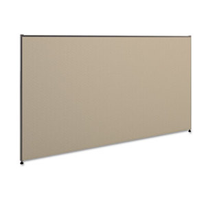 BASYX P4272GYGY Vers Office Panel, 72w x 42h, Gray by BASYX