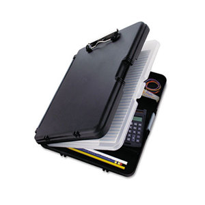 WorkMate II Storage Clipboard, 1/2" Capacity, Holds 8-1/2w x 12h, Black/Charcoal by SAUNDERS MFG. CO., INC.