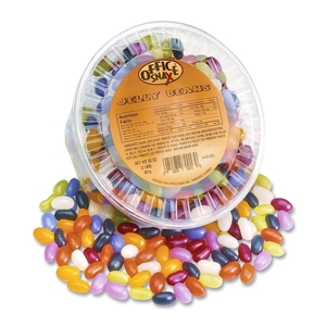 Office Snax 70013 Tub of Jelly Beans, Assorted Mix, 32 oz. by Office Snax