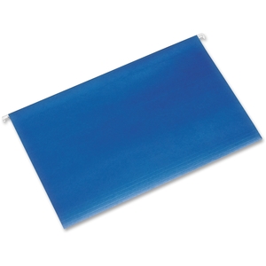 National Industries For the Blind 7530-01-357-6856 Hanging File Folders, 1/5 Cut, Legal-size, 25/Box, Blue by SKILCRAFT