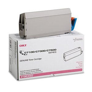 OKI Data 41963002 41963002 Toner (Type C4), 10000 Page-Yield, Magenta by OKIDATA