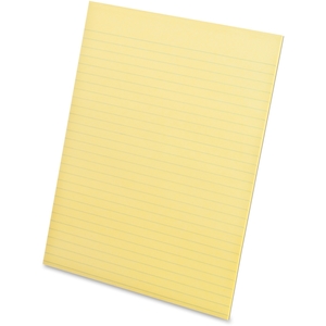 Tops Products 21-212 Glue Top Pad, Wide Rule, 50 Sheets/Pad, 8-1/2"x11", Yellow by TOPS