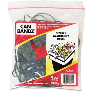 Alliance Rubber Company 07810 Can Rubber Bands,7"x1/8",Fits 13Qt.-32 Gallon,50/PK,Black by Alliance Rubber