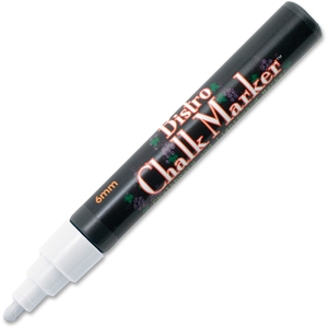 Uchida Yoko Co., Ltd 480S0 Bistro Chalk Marker,6mm Tip,Erasable,Water-based,White by Marvy