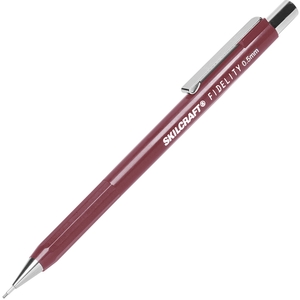 National Industries For the Blind 7520-00-590-1878 Mechanical Pencils, .5mm, Fine Pt, 12/Pk, Burgundy Barrel by SKILCRAFT